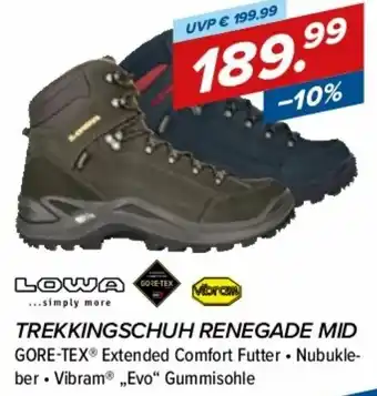 Hervis Trekkingschuh Renegade Mid Angebot