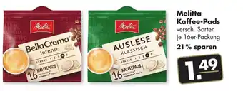 Handelshof Melitta Kaffee Pads Angebot