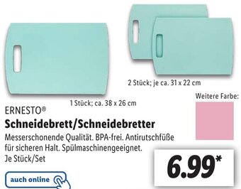 Lidl ERNESTOⓇ Schneidebrett/Schneidebretter Angebot