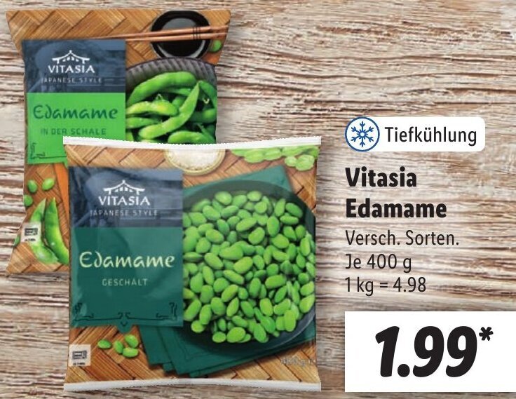 Vitasia Edamame 400 g Angebot bei Lidl