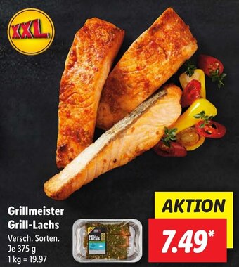 Lidl Grillmeister Grill-Lachs 375 g Angebot