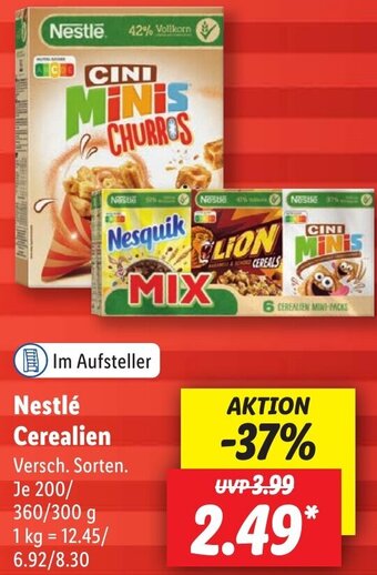 Lidl Nestlé Cerealien 200/360/300 g Angebot