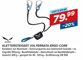 Hervis Klettersteigset Via Ferrata Ergo Core Angebot