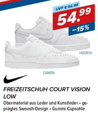 Hervis Nike Freizeitschuh Court Vision Low Angebot