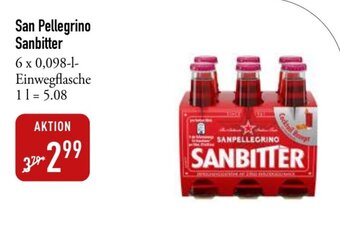 Galeria Markthalle San Pellegrino Sanbitter Angebot