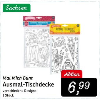 KONSUM Mal Mich Bunt Ausmal-Tischdecke Angebot