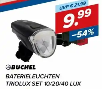 Hervis Buchel Baterieleuchten Triolux Set 10/20/40 Lux Angebot