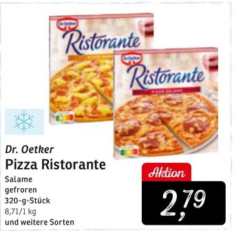 KONSUM Dr. Oetker Pizza Ristorante 320g Angebot