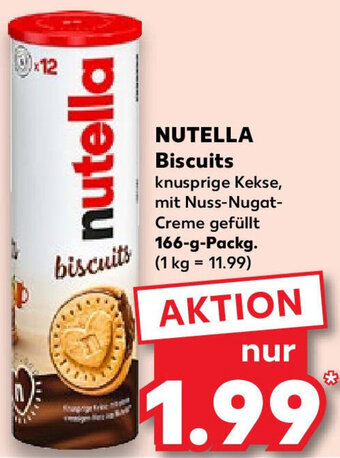 Kaufland NUTELLA Biscuits 166-g-Packg. Angebot