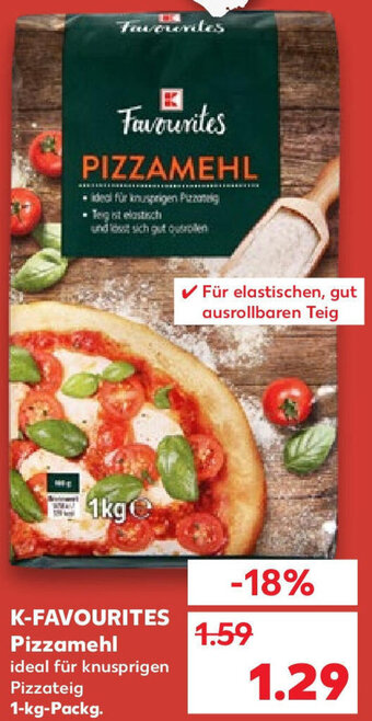 Kaufland K-FAVOURITES Pizzamehl 1-kg-Packg. Angebot