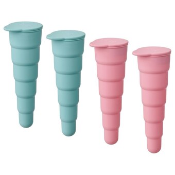 IKEA Uppfylld form für eis aufklappbar türkis/rosa Angebot