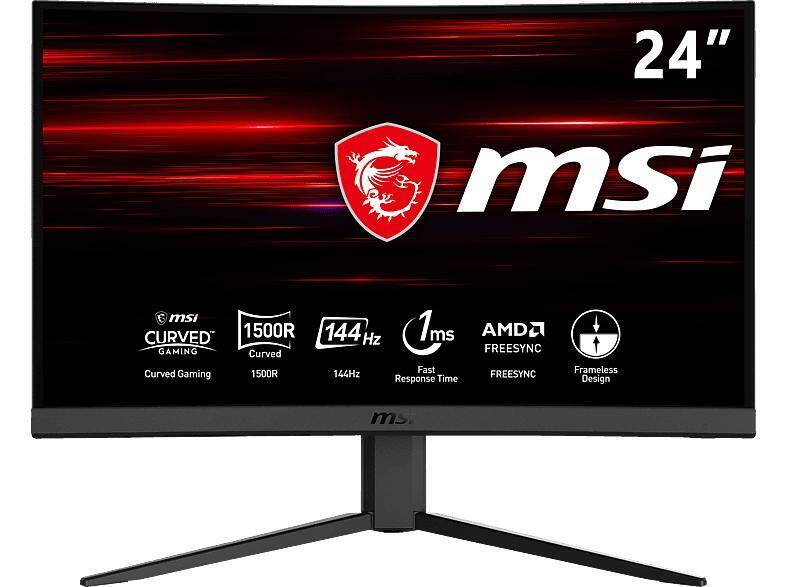 Msi optix g24c4 curved 23,6 zoll fullhd gaming monitor (1 ms