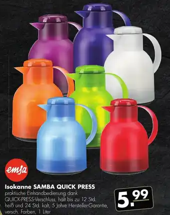 Handelshof Emsa Isokanne Samba Quick Press Angebot