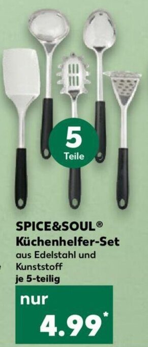 Kaufland SPICE&SOULⓇ Küchenhelfer-Set 5-teilig Angebot