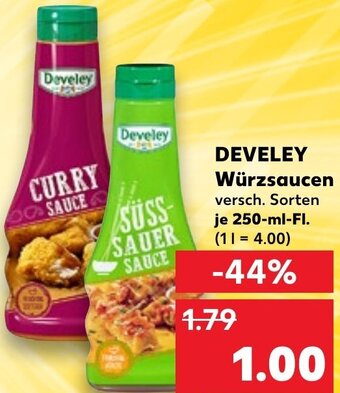 Kaufland DEVELEY Würzsaucen 250 ml Fl. Angebot