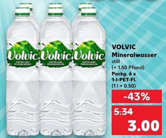 Kaufland VOLVIC Mineralwasser 6x1 L-PET-Fl. Angebot