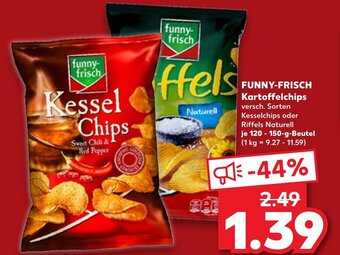 Kaufland FUNNY-FRISCH Kartoffelchips 12-150 g Beutel Angebot