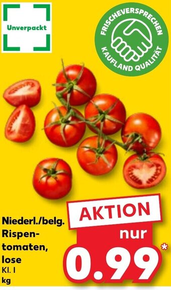 Kaufland Niederl./belg. Rispen-tomaten, lose Angebot