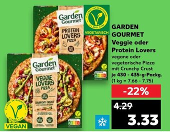 Kaufland GARDEN GOURMET Veggie oder Protein Lovers 430 - 435-g-Packg Angebot