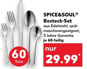 Kaufland SPICE&SOULⓇ Besteck-Set 60 teilig Angebot