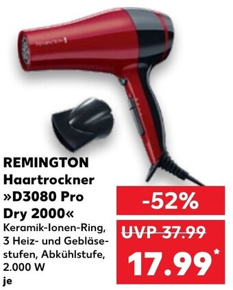 Kaufland REMINGTON Haartrockner >>D3080 Pro Dry 2000<<< 2.000 W Angebot