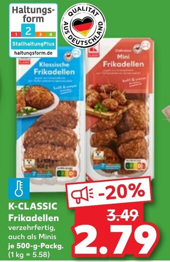 Kaufland K-CLASSIC Frikadellen 500-g-Packg. Angebot