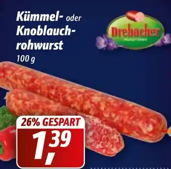 Simmel Kümmel oder Knoblauchrohwurst 100g Angebot