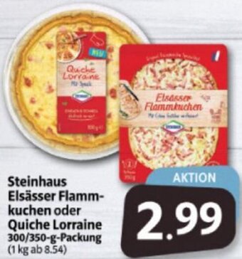 Markant Markt Steinhaus Elsässer Flammkuchen oder Quiche Lorraine 300/350-g-Packung Angebot