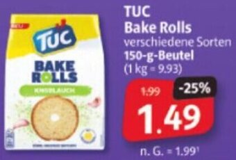 Markant Markt TUC Bake Rolls 150-g-Beutel Angebot