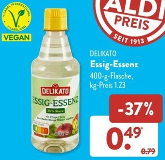 Aldi Süd DELIKATO Essig-Essenz 400-g-Flasche Angebot