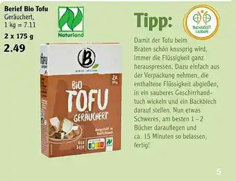 Globus Berief Bio Tofu Angebot