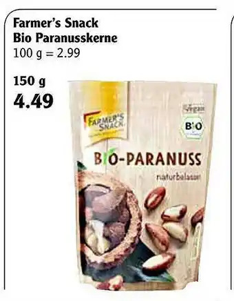 Globus Fermer's Snack Bio Paranusskerne Angebot