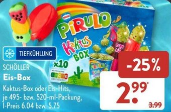 Aldi Süd SCHÖLLER Eis-Box 495- bzw. 520-ml-Packung Angebot