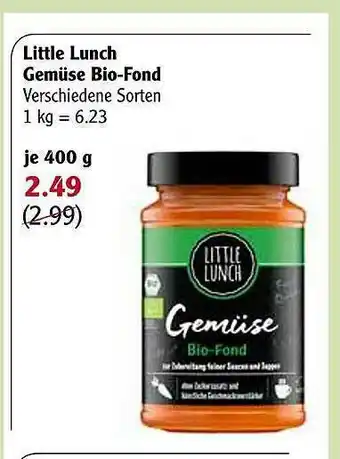 Globus Little Lunch Gemüse Bio-fond Verschiedene Sorten Angebot