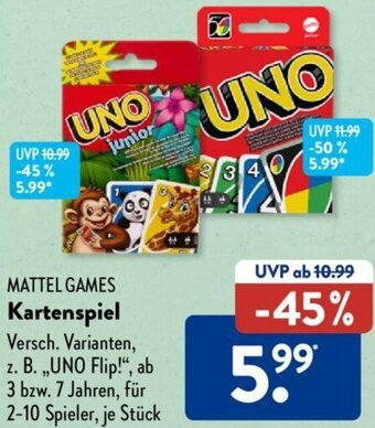 Aldi Süd MATTEL GAMES Kartenspiel Angebot