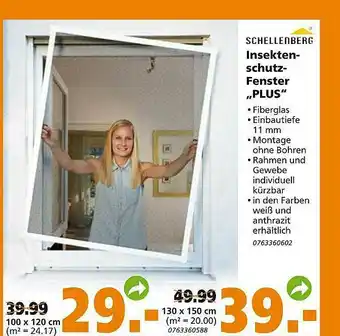 Globus Baumarkt Schellenberg Insektenschutz-fenster „plus” Angebot