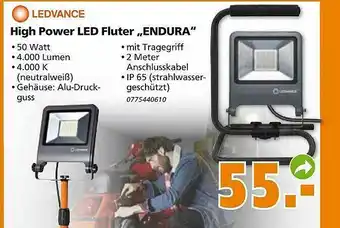 Globus Baumarkt Ledvance High Power Led Fluter „endura” Angebot