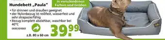 Globus Baumarkt Hundebett „paula” Angebot