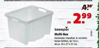 Hagebau Keeeper Multi-box Angebot