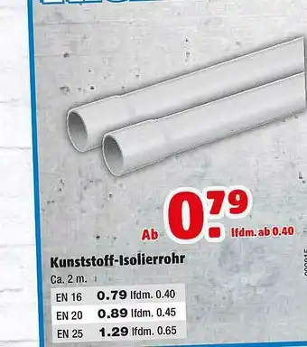 Hagebau Kunststoff-isolierrohr Angebot