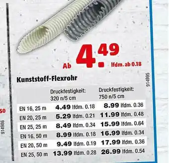 Hagebau Kunststoff-flexrohr Angebot