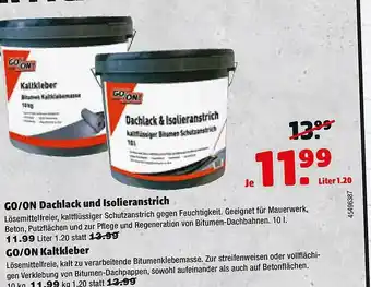 Hagebau Go On Dachlack Und Isolieranstrich Angebot