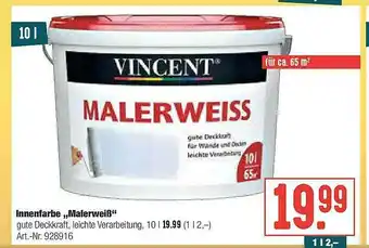 Hellweg Innenfarbe „malerweiß” Angebot