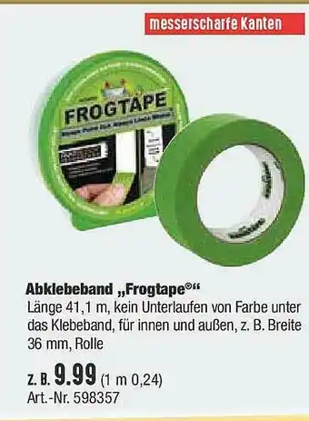 Hellweg Abklebeband „frogtape” Angebot