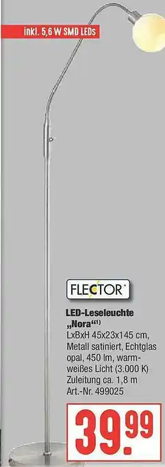 Hellweg Led-leseleuchte „nora” Angebot