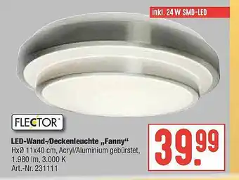 Hellweg Led-wand- Deckenleuchte „fanny” Flector Angebot