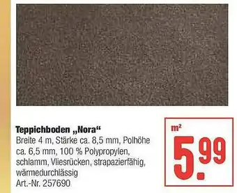 Hellweg Teppichboden „nora” Angebot