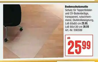 Hellweg Bodenschutzmatte Angebot