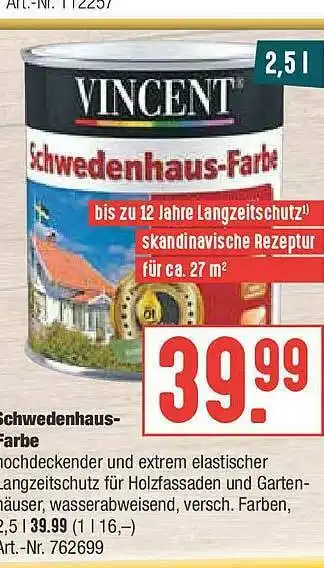 Hellweg Schwedenhaus-farbe Angebot