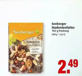 Markant Seeberger Studentenfutter Angebot